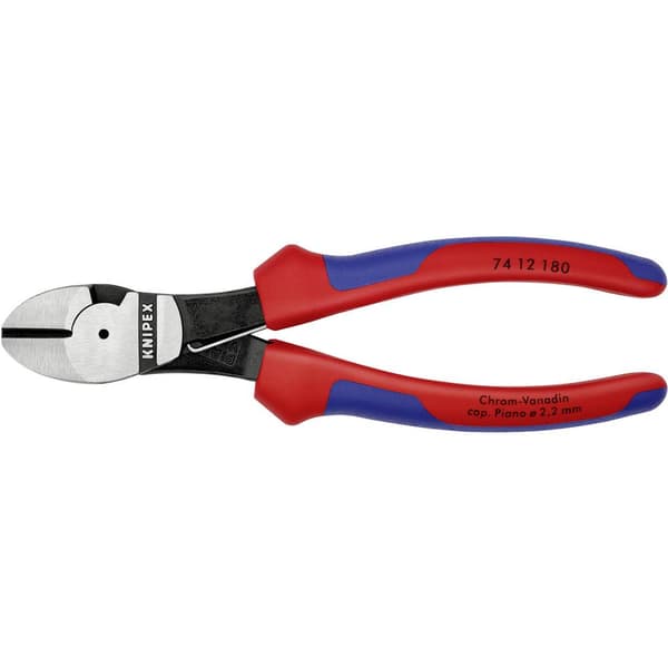 Knipex 74 12 180 Verkstad Kraftavbitare med facett 180 mm