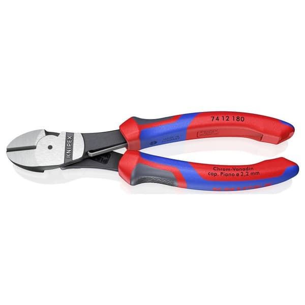 Knipex 74 12 180 Verkstad Kraftavbitare med facett 180 mm