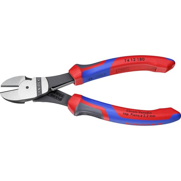 Knipex 74 12 180 Verkstad Kraftavbitare med facett 180 mm