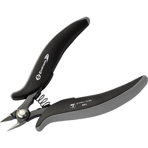 C.K Ecotronic T3888 ESD Tång för kretskort utan facett 135 mm