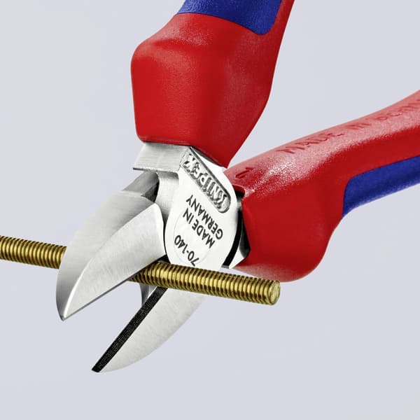 Knipex 70 05 140 Verkstad Sidoskärare med facett 140 mm