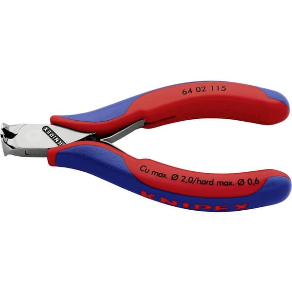 Knipex 64 02 115 Elektronik och finmekanik Ändavbitare med facett 115 mm