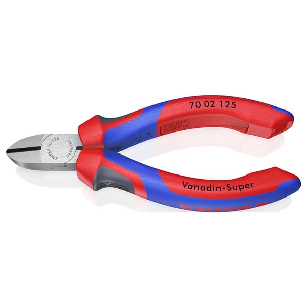 Knipex 70 02 125 Verkstad Sidoskärare med facett 125 mm
