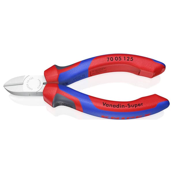 Knipex 70 05 125 Verkstad Sidoskärare med facett 125 mm