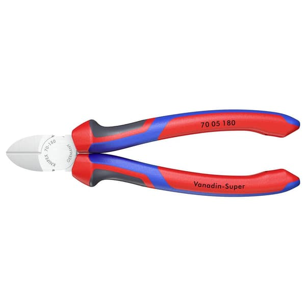 Knipex 70 05 180 Verkstad Sidoskärare med facett 180 mm