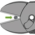 Miniatyrbild 10 av 10: Knipex TwinForce 73 71 180 Verkstad Kraftavbitare med facett 180 mm