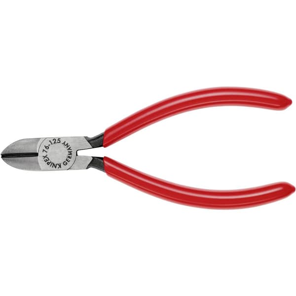 Knipex 76 01 125 Elektronik och finmekanik Sidoskärare med facett 125 mm