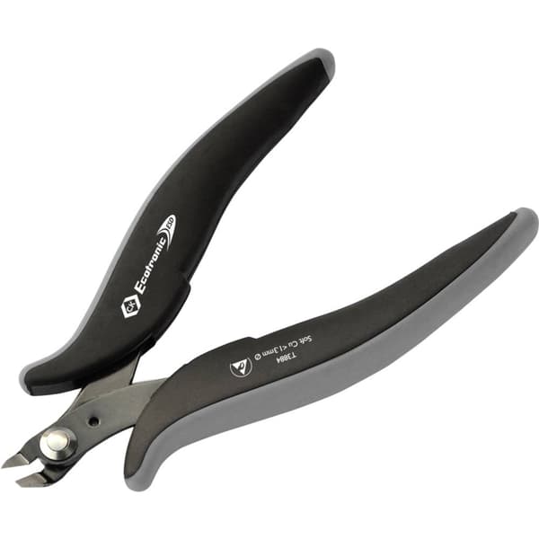 C.K Ecotronic T3884 ESD Tång för kretskort utan facett 132 mm