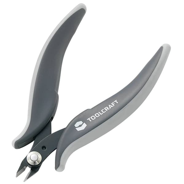 TOOLCRAFT 816745 Elektronik och finmekanik Sidoskärare utan facett 125 mm