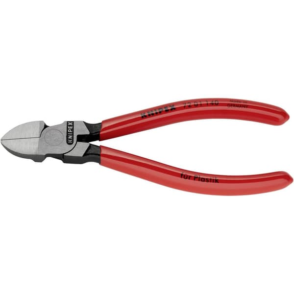 Knipex 72 01 140 Verkstad Sidavbitare för plast utan facett 140 mm