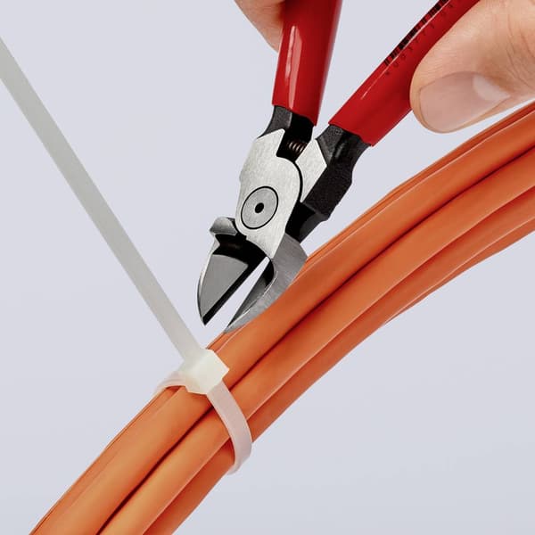 Knipex 72 01 140 Verkstad Sidavbitare för plast utan facett 140 mm