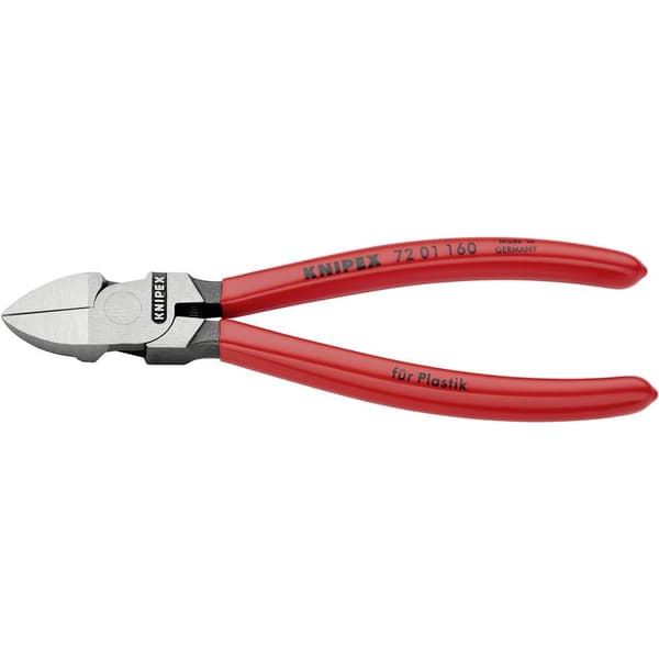 Knipex 72 01 160 Verkstad Sidavbitare för plast utan facett 160 mm
