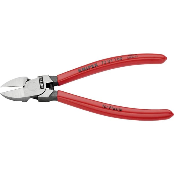 Knipex 72 01 160 Verkstad Sidavbitare för plast utan facett 160 mm