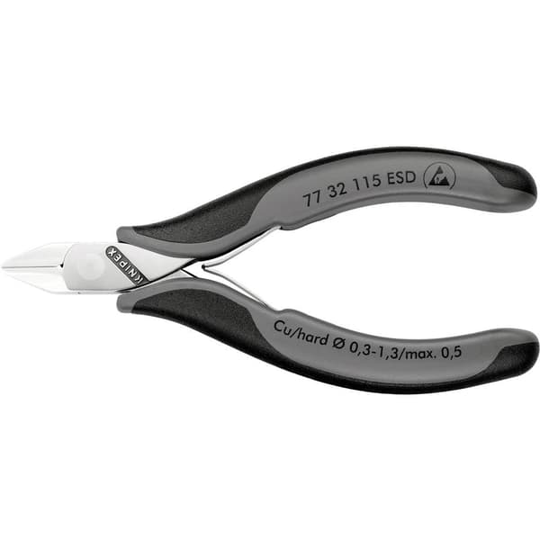 Knipex 77 32 115 ESD ESD Sidoskärare med facett 115 mm