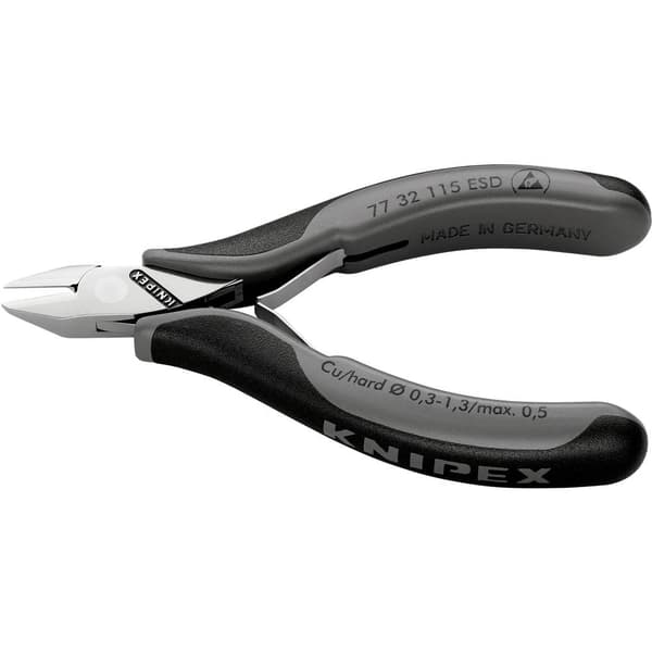 Knipex 77 32 115 ESD ESD Sidoskärare med facett 115 mm