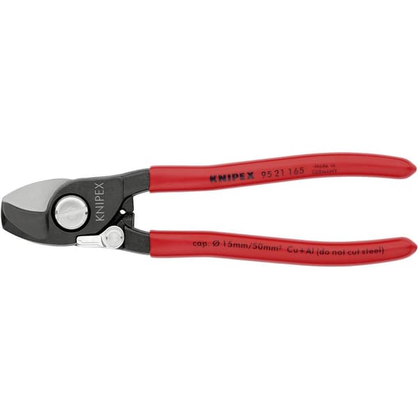 Knipex 95 21 165 Kabelavbitare Lämplig för Aluminium- och kopparkablar, enkel- och flertrådig 15 mm 50 mm²
