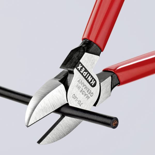 Knipex 70 01 140 Verkstad Sidoskärare med facett 140 mm