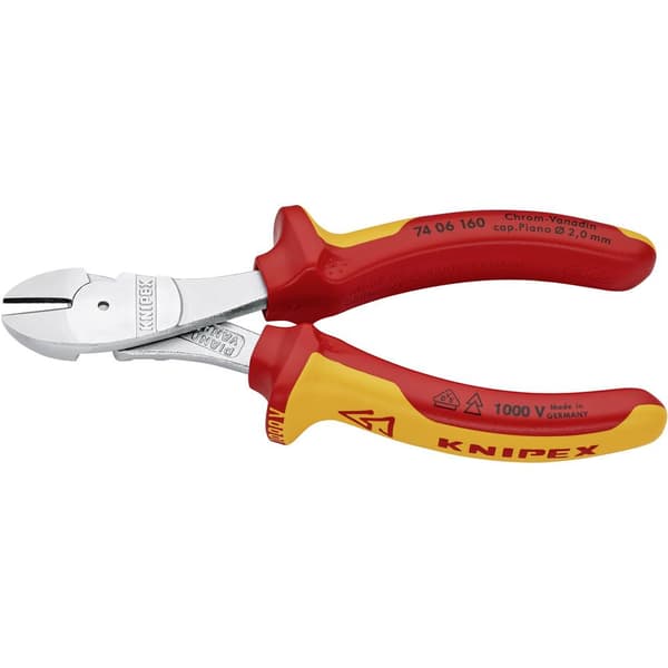 Knipex 74 06 160 VDE Kraftavbitare med facett 160 mm