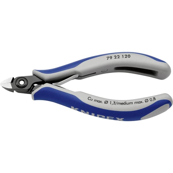 Knipex 79 22 120 Elektronik och finmekanik Sidoskärare utan facett 120 mm