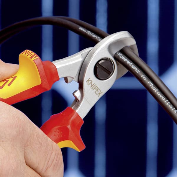 Knipex 95 26 165 Kabelavbitare Lämplig för Aluminium- och kopparkablar, enkel- och flertrådig 15 mm 50 mm² 0
