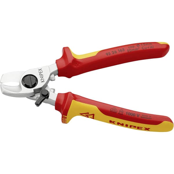 Knipex 95 26 165 Kabelavbitare Lämplig för Aluminium- och kopparkablar, enkel- och flertrådig 15 mm 50 mm² 0