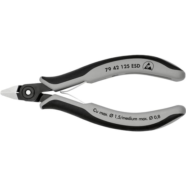 Knipex 79 42 125 ESD ESD Sidoskärare utan facett 125 mm