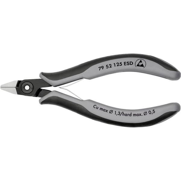 Knipex 79 52 125 ESD ESD Sidoskärare med facett 125 mm