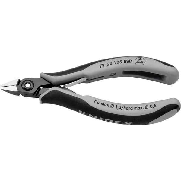 Knipex 79 52 125 ESD ESD Sidoskärare med facett 125 mm