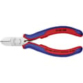 Miniatyrbild 2 av 3: Knipex 77 02 130 Elektronik och finmekanik Sidoskärare med facett 130 mm