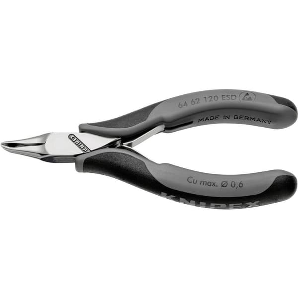 Knipex 64 62 120 ESD Elektronik och finmekanik Ändavbitare med facett 120 mm