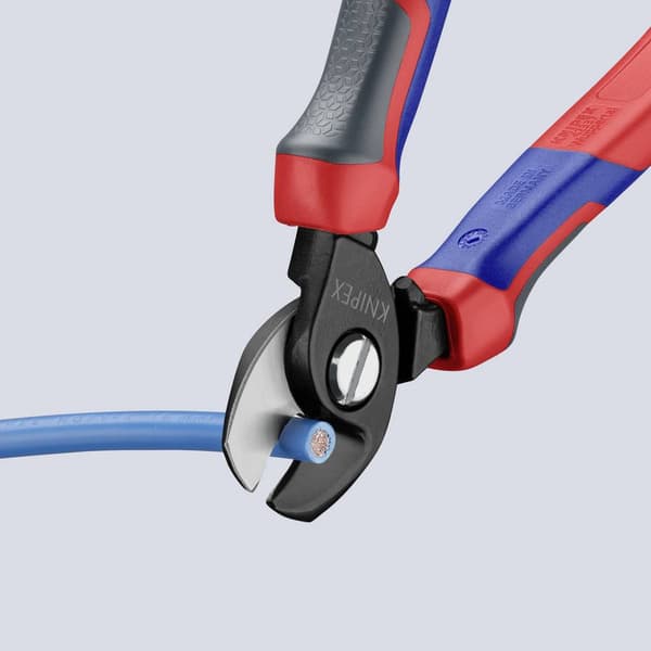 Knipex 95 12 165 Kabelavbitare Lämplig för Aluminium- och kopparkablar, enkel- och flertrådig 15 mm 50 mm² 0