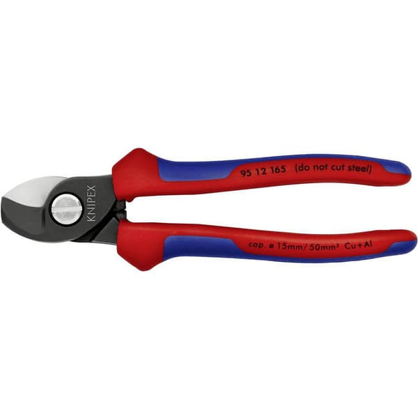 Knipex 95 12 165 Kabelavbitare Lämplig för Aluminium- och kopparkablar, enkel- och flertrådig 15 mm 50 mm² 0
