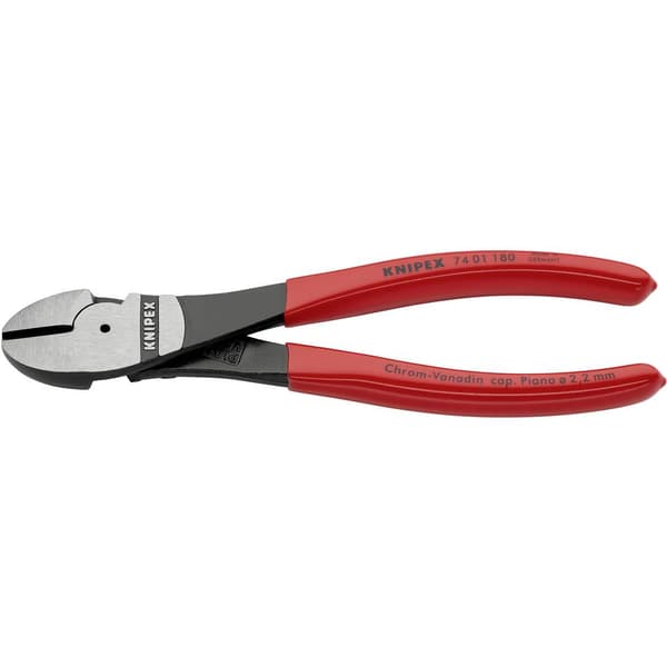 Knipex 74 01 180 Verkstad Kraftavbitare med facett 180 mm