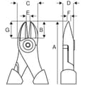 Miniatyrbild 3 av 4: Bahco 2101S-160 Sidoskärare 160 mm