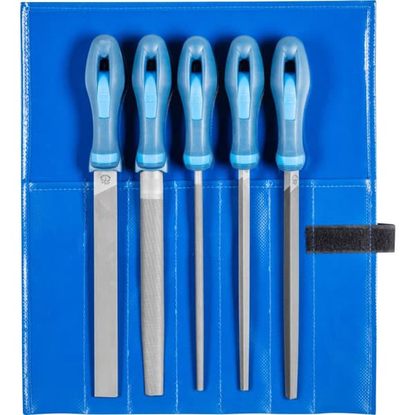 PFERD 11800532 Verkstadsfil-set slag 2 i PVC-rullväska 200 mm 1 st