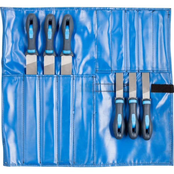 PFERD TOOLS 11800555 Verkstadsfilset olika slag i PVC-rullväska 300 mm 1 st