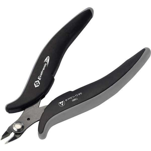 C.K Ecotronic T3883 ESD Tång för kretskort utan facett 132 mm