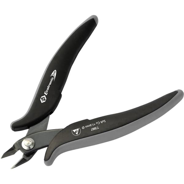 C.K Ecotronic T3887 ESD Tång för kretskort utan facett 136 mm