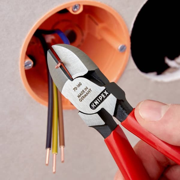 Knipex 70 01 125 Verkstad Sidoskärare med facett 125 mm