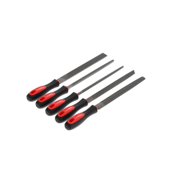 Gedore RED 3301597 Filset 3-kants + 4-kants + platt + rund + halvrund 5 delar 310 mm 1 st