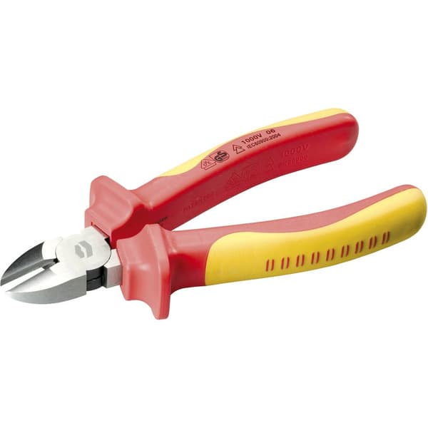 TOOLCRAFT TO-6751677 VDE Sidoskärare med facett 160 mm