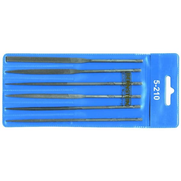 Bernstein Tools for Electronics 5-201 Nålfil platt-trubbig 140 mm 1 st