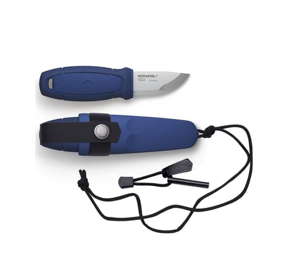 Morakniv® Eldris Neck Knife Blue, Fire Starter Kit"