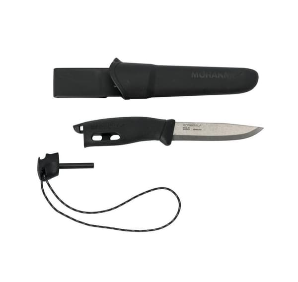 Utendørs sportskniv Companion spark (S), 104mm, svart, med brannstarter