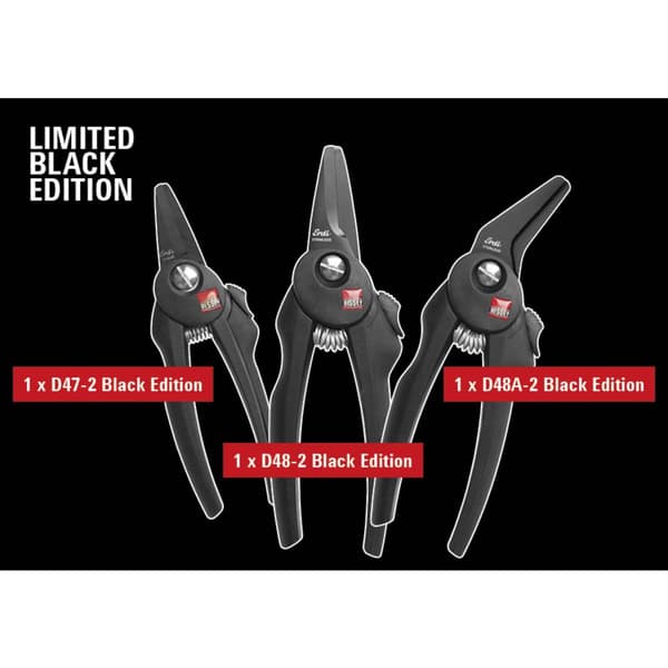 Bessey KOMBI-SET-A D47-2 + D48-2 + D48A-2 I SVART COMBI-SET-A