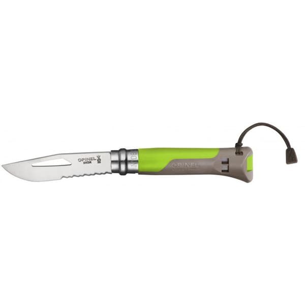 Opinel n°8 Utomhuskniv - Grön - Beständig mot vatten och extrema temperaturer