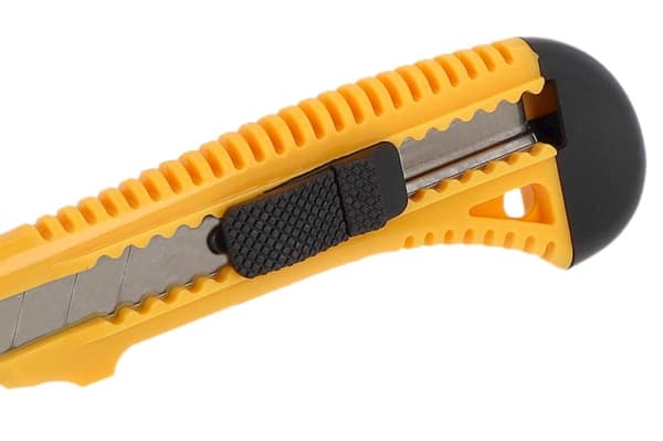 Tapeciak 18 mm tapetkniv med låsebrydende klinge, forstærket af Hardy