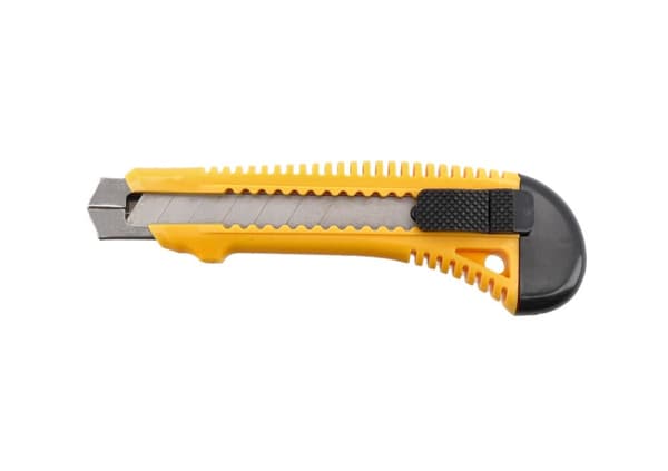 Tapeciak 18 mm tapetkniv med låsebrydende klinge, forstærket af Hardy