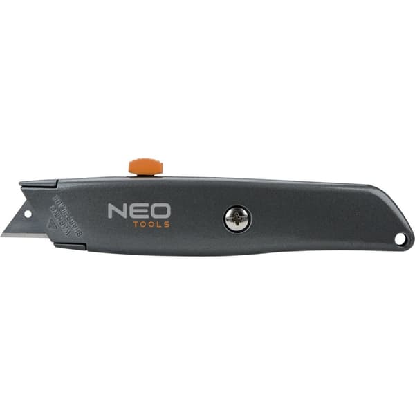 Kniv med trapezformet klinge, metallegeme