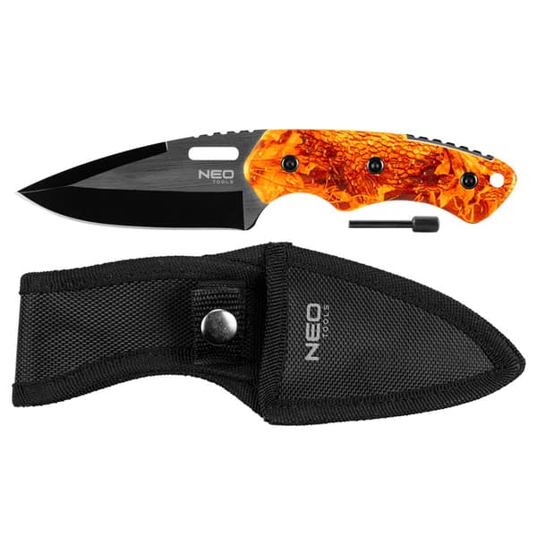 Taktisk full-tang kniv 20 cm + ildstarter